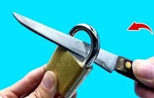 (ویدئو) با این روش هر چاقویی را 100 برابر تیزتر کنید!