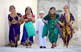 (ویدئو) صحنه هایی زیبا و تماشایی از جشن گرگیعان در میان مردم عرب خوزستان