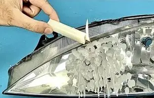 (ویدئو) نحوه برق انداختن و رفع ماتی چراغ جلوی خودرو به روش استاد کانادایی
