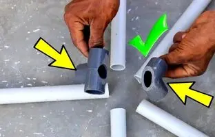 (ویدئو) یک روش هوشمندانه برای وصل کردن 5 لوله PVC آب به یکدیگر