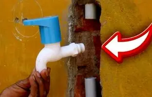 (ویدئو) لوله کش خبر نکنید، خودتان به همین سادگی شیرآب را به لوله توکار وصل کنید
