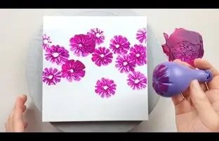 (ویدئو) آموزش نقاشی: یک روش ساده برای کشیدن گل های بهاری با سیم ظرفشویی