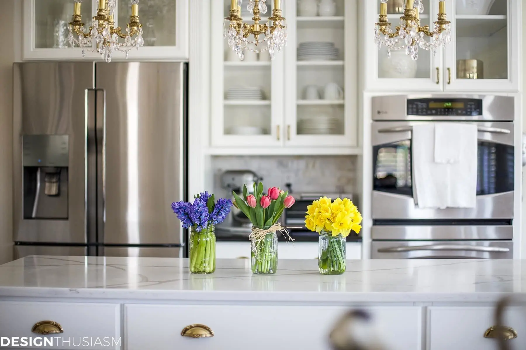 چیدمان بهاری آشپزخانه با 5 ایده جذاب و کاربردی