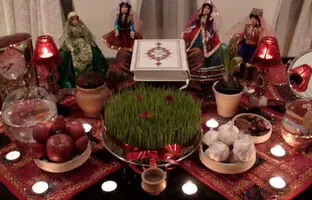 (تصاویر) ایده چیدن سفره هفت سین نوروز ۱۴۰۳