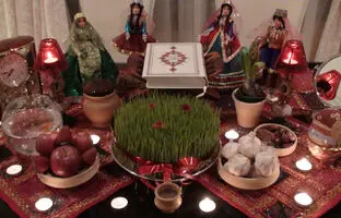 (تصاویر) ایده چیدن سفره هفت سین نوروز ۱۴۰۳