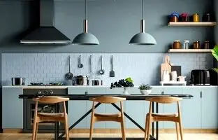 بهترین رنگ ها برای رنگ آمیزی دیوار آشپزخانه های کوچک
