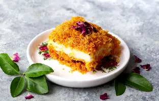 (ویدئو) طرز تهیه دسر کادایف: یک جایگزین متفاوت تر و خوشمزه تر برای باقلوا