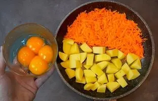 (ویدئو) با 2عدد سیب زمینی، یه هویج و تخم مرغ یه نهار خوشمزه واسه خودت درست کن