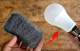 (ویدئو) نحوه تعمیرکردن ساده و سریع لامپ LED با سیم ظرفشویی