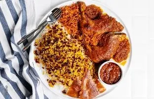 طرز تهیه مرغ خوشمزه با کشمش و زرشک