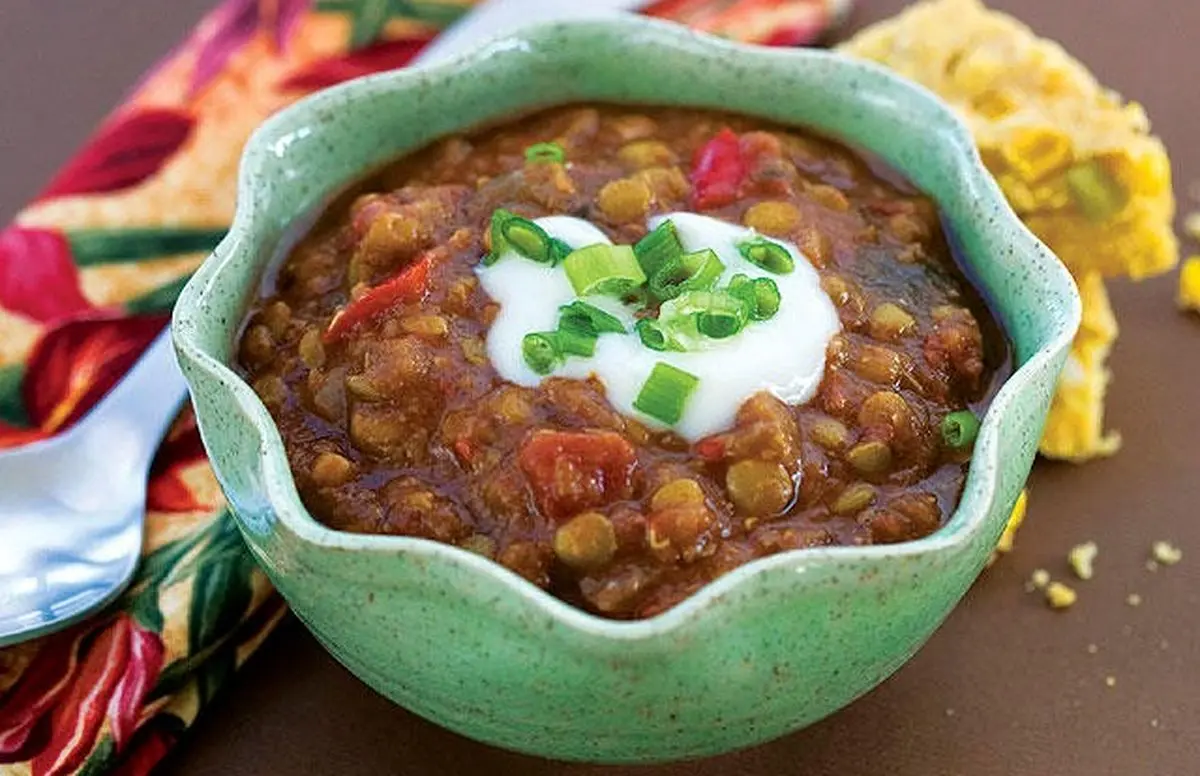 طرز تهیه خوراک عدس و بادمجان فوق العادده خوشمزه به سبک سنتی