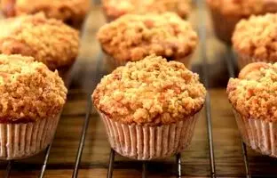 (ویدئو) طرز تهیه مافین کرامبل سیب، متفاوت و خوشمزه