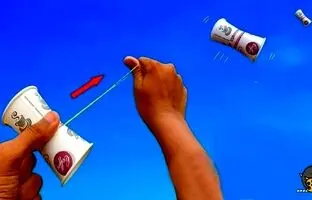 (ویدئو) ساخت هلیکوپتر با لیوان کاغذی به راحتی در خانه !