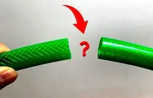 (ویدئو) روش های کاربردی برای تعمیر شلنگ سوراخ و اتصال دو شلنگ به هم