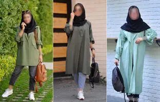 شومیز مانتویی دانشجویی، یک استایل حراست پسند!