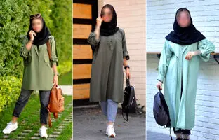 شومیز مانتویی دانشجویی، یک استایل حراست پسند!