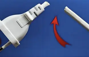 (ویدئو) یک تکنیک عالی برای اتصال مجدد سیم برق قطع شده به دو شاخه