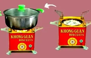 (ویدئو) یک روش ساده و کاربردی برای ساخت اجاق با حلب روغن 5 کیلوگرمی