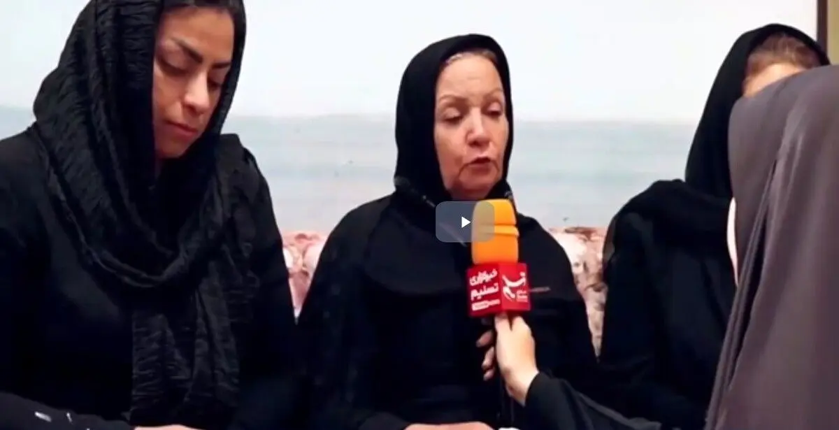 (ویدئو) بی‌تابی همسر سرهنگ خلبان دریانوش‌ بر سر مزارش