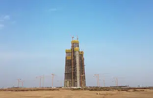 (تصاویر) پیشرفت ساخت‌وساز آسمان‌خراش جده که روی دست برج خلیفه می‌زند!