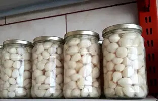 (ویدئو) طرز تهیه سیر ترشی به روش روس‌ها