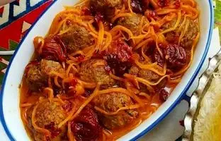 طرز تهیه خورش آلو هویج تبریزی، غذای اصیل و خوشمزه