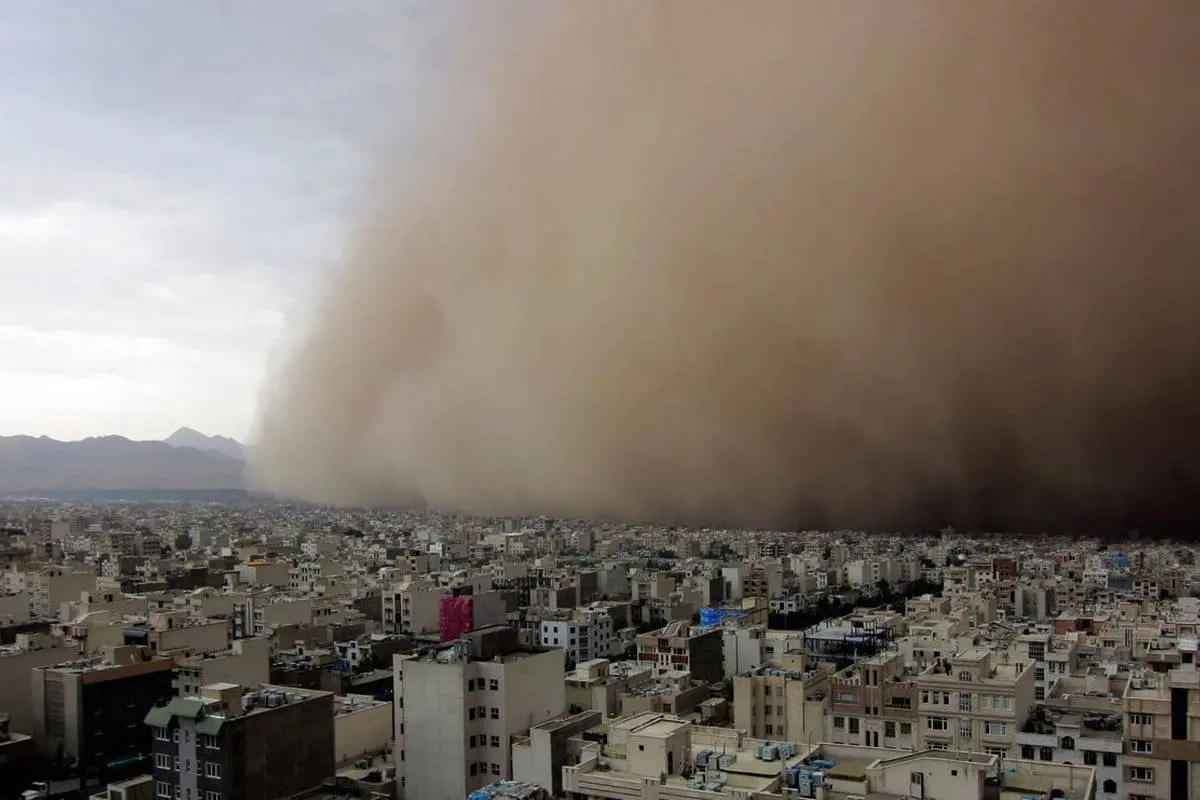 وقوع طوفان در تهران