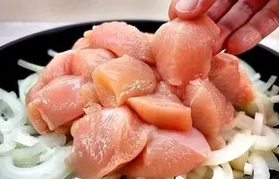 (ویدئو) نحوه پخت یک غذای خوشمزه با سینه مرغ به روش آلمانی ها