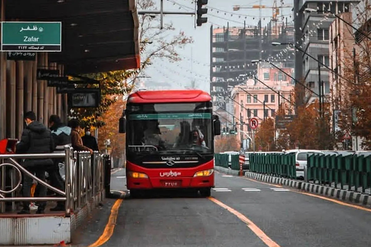 (تصویر) امکان ویژه در اتوبوس BRT در تهران، جهان را شوکه کرد!