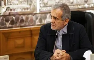 (ویدئو) ویدئویی جالب از اولین ورود پزشکیان به دفتر محل کارش