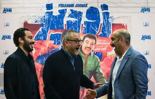 پشت صحنه دیدنی زودپز با حضور نوید محمدزاده، محسن تنابنده و رامبد جوان + ویدئو