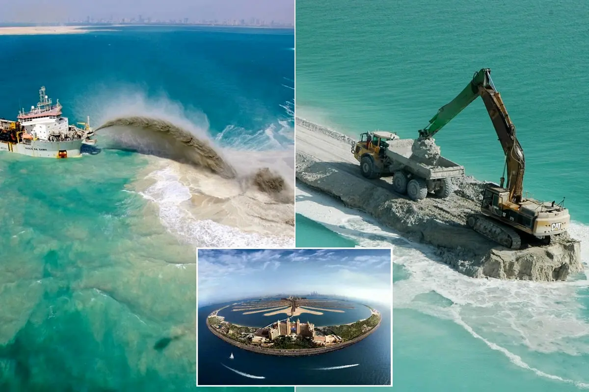جزایر مصنوعی چگونه ساخته می‌شوند و چرا کاربران از فهمیدن آن شوکه شده‌اند؟ + ویدئو