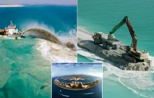 جزایر مصنوعی چگونه ساخته می‌شوند و چرا کاربران از فهمیدن آن شوکه شده‌اند؟ + ویدئو