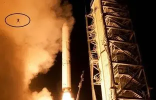 بدشانس‌ترین قورباغه جهان که همراه موشک پرتاب شد