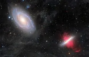 تصویر روز ناسا: جنگ کهکشان‌ها؛ M81 در مقابل M82
