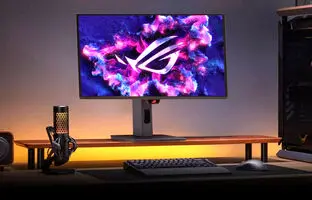 مانیتور گیمینگ جدید ایسوس معرفی شد؛ 26.5 اینچی 4K با پنل 240 هرتزی QD-OLED