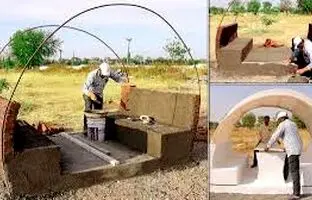 نحوه ساخت آلاچیق باغی با کمترین هزینه + ویدئو