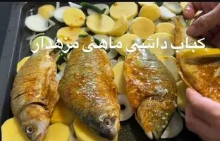 طرز تهیه یک کباب ماهی خوشمزه و ساده + ویدئو