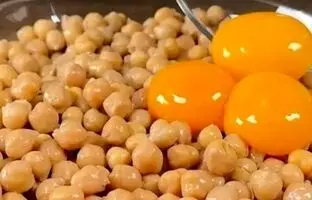 دستور پخت یک غذای متفاوت با نخود وتخم مرغ که فلافل نیست! + ویدئو