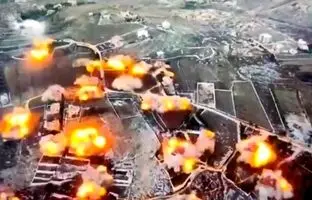 اسرائیل ۲۸ ساختمان در جنوب لبنان را به‌طور همزمان منفجر کرد + ویدئو