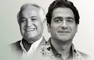 استقبال از همایون شجریان و انوشیروان روحانی در سلیمانیه عراق + ویدئو