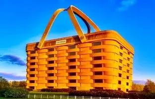 باورنکردنی ولی واقعی؛ ساختمانی به شکل یک سبد بزرگ! + ویدئو
