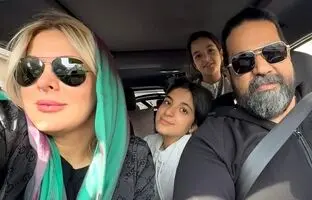 عکس خانوادگی جدید رضا صادقی
