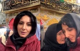  ویدیو نفیسه کوهنورد خبرنگار BBC از داخل حرم حضرت زینب (س) + ویدئو