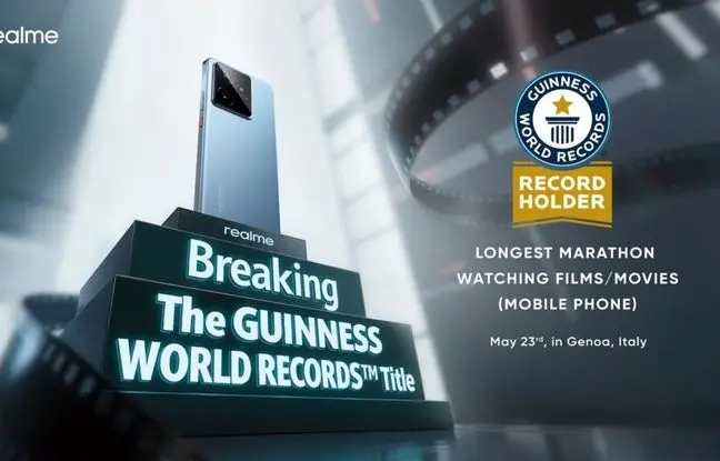 تماشای ۲۴ ساعته فیلم با موبایل؟ Realme GT 7 رکورد گینس را شکست!
