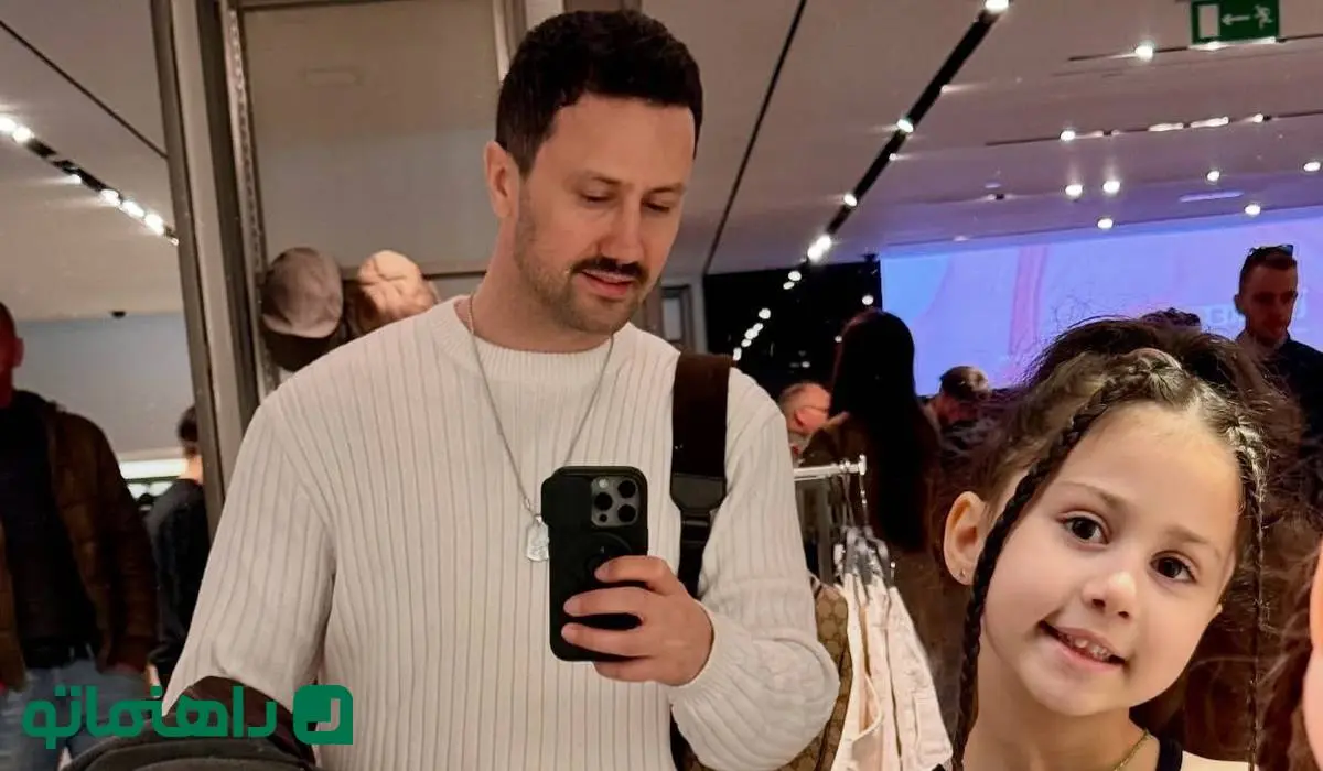 پاپاراتزی ۱۴۰۴؛ استایل جدید پدر و دختری شاهرخ استخری + پیام تاثیرگذار او برای دخترش