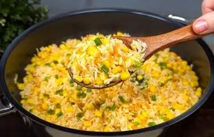  طرز پخت یک غذای جدید با برنج و سبزیجات به روش آشپز آمریکایی + ویدئو