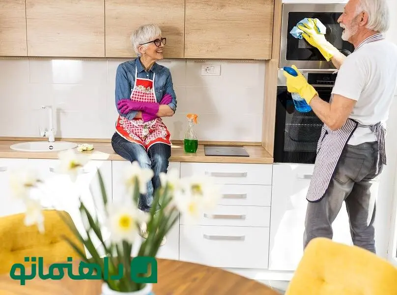  راهنمای جامع تمیز کردن انواع کابینت
