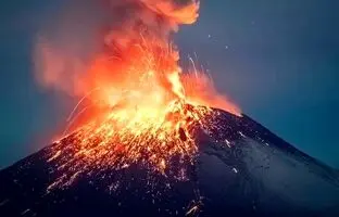  لحظه فوران آتشفشان دوکونو اندونزی + ویدئو
