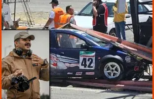 سانحه مرگبار در پیست آزادی؛ حمیدرضا درجاتی جان خود را از دست داد + ویدئو